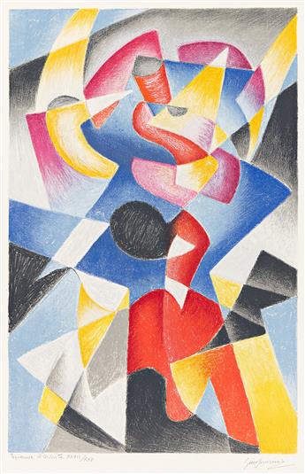 GINO SEVERINI (1883 - 1966, ITALIAN) Composition.                                                                                                